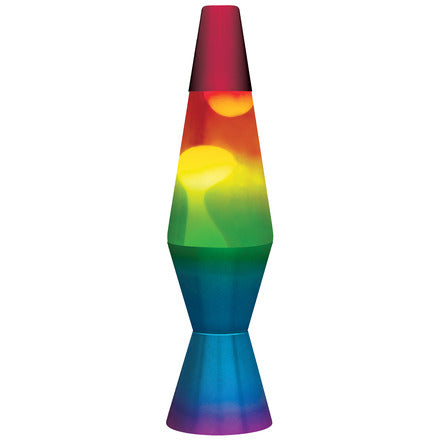11.5'' Lava Lamp Rainbow - With Tricolor
