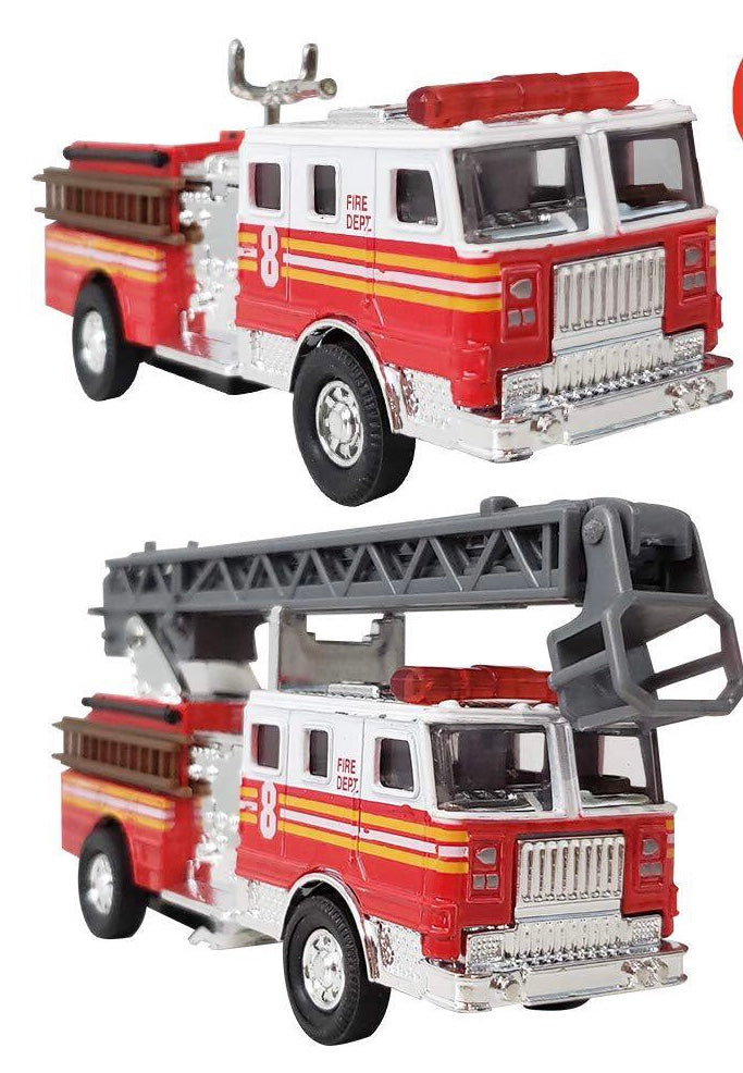 Diecast Fire Engine Asst