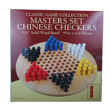 Load image into Gallery viewer, Chinese Checkers with Wood Pegs
