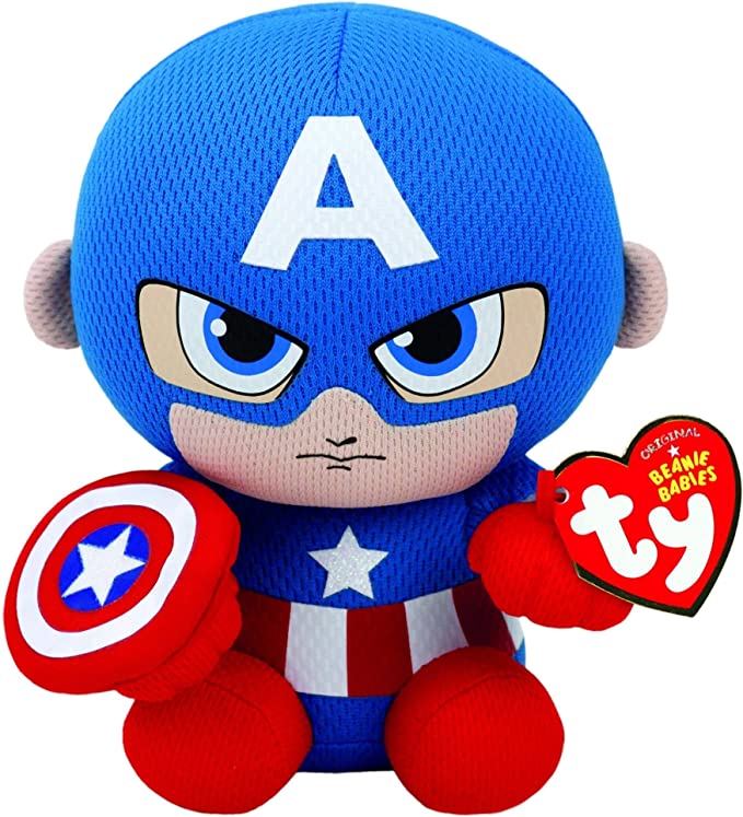 Ty Captain America Beanie Baby