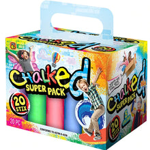 Load image into Gallery viewer, Ja-Ru Sidewalk Jumbo Chalk Assorted 20 pc.
