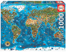 Load image into Gallery viewer, Educa 1000 Piece Puzzle- Wonders Of The World
