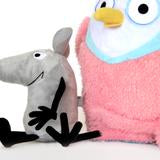 Load image into Gallery viewer, OWL AND NOISE SOFT TOY PAIR
