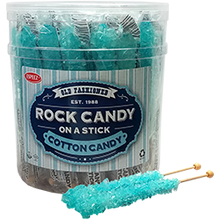 Load image into Gallery viewer, Espeez Rock Candy on a Stick Cotton Candy

