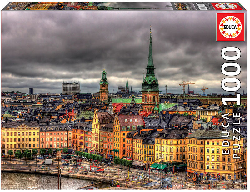 Educa 1000 Piece Puzzle- VIEWS OF STOCKHOLM, SWEDEN