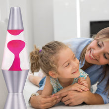 Load image into Gallery viewer, LAVA® LAMP 11.5” - PINK/CLEAR/SILVER
