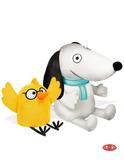 NUMBER ONE SAM AND CHICK SOFT TOY PAIR