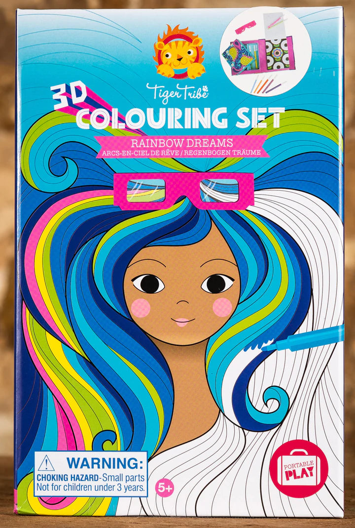 3D Coloring Set- Rainbow Dreams