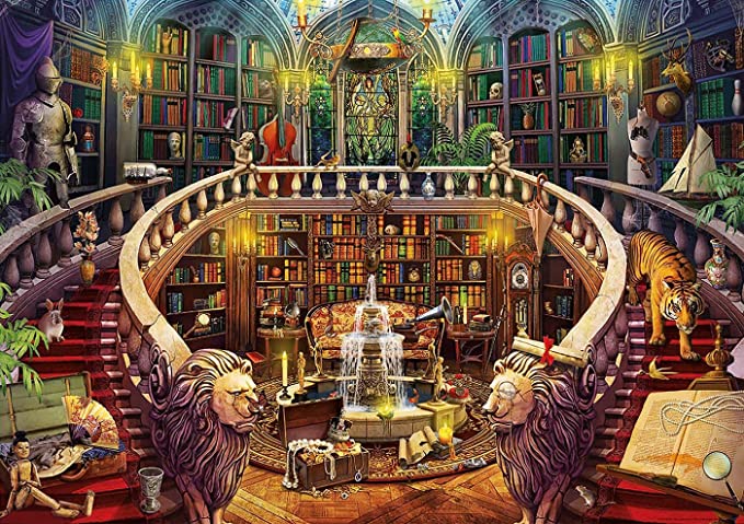 Educa 500 Piece Puzzle-  Antique Library