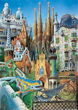 Load image into Gallery viewer, Educa 1000 Piece Puzzle- Gaudi Collage Miniature
