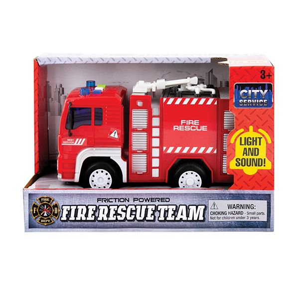Light and Sound Friction Fire Truck