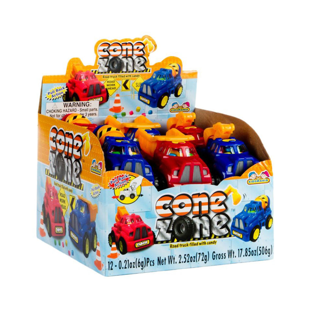 Cone Zone Construction Truck Candy Dispensers - 1 truck.