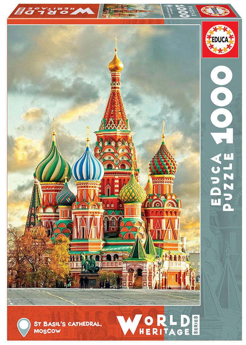 Educa  1000 Piece Puzzle-  ST BASIL´S CATHEDRAL, MOSCOW