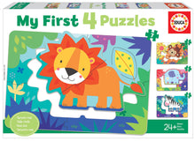 Load image into Gallery viewer, Educa My First 4 Puzzles- Jungle Animals
