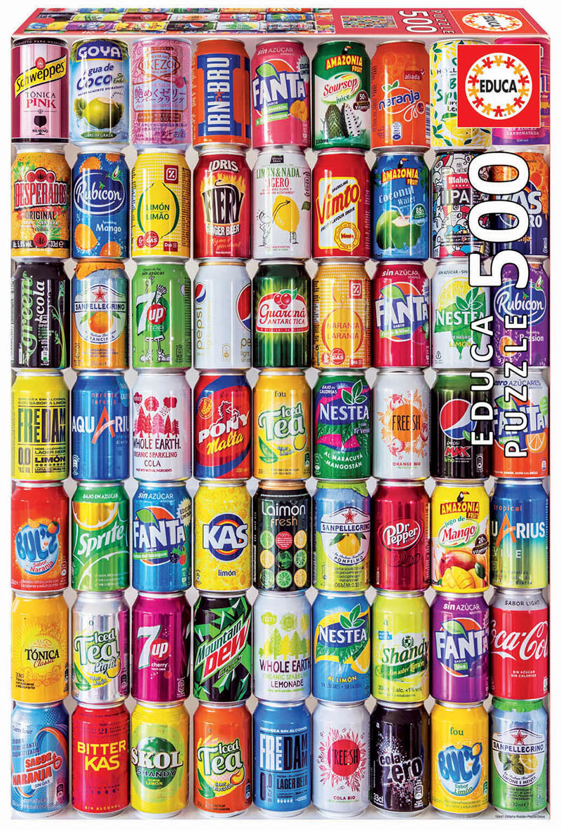Educa 500 Piece Puzzle- SOFT CANS