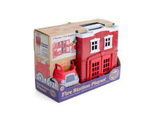 Load image into Gallery viewer, Green Toys Fire Station Playset
