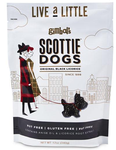 Gimbals Scottie Dogs Black Licorice Bag