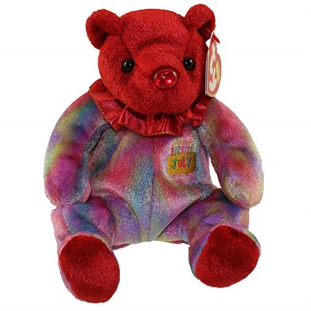 TY Beanie Babies - Ruby the July Birthday Bear