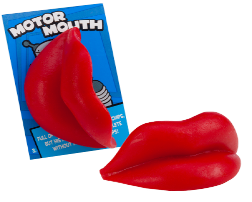 Wack O Wax Classic Wax Lips Cherry Flavor