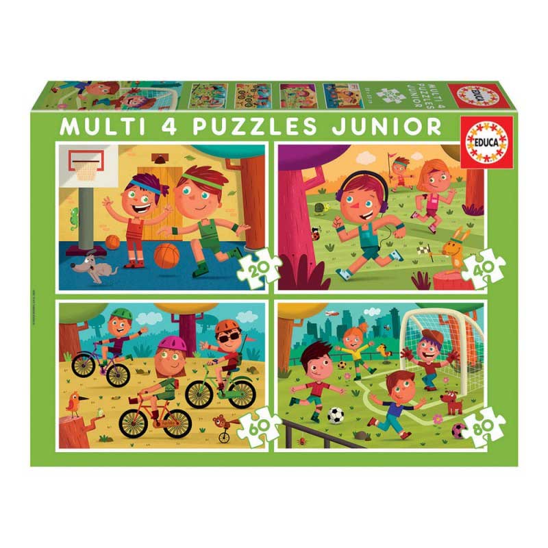 Educa Sports Multi 4 Puzzles Junior